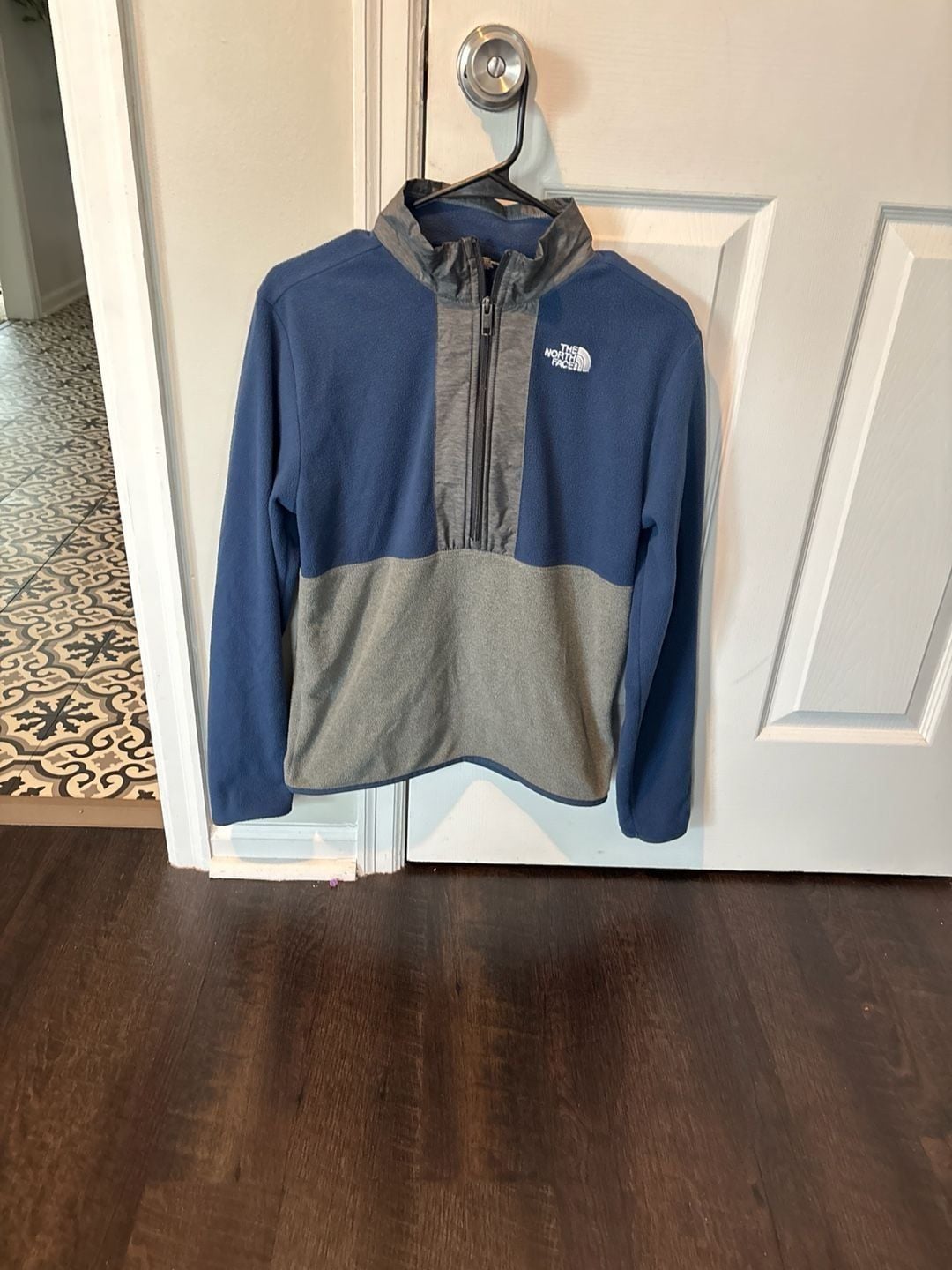 Teen The North Face Glacier 1/2 Zip Fleece Pullover Shady Blue XL (14/16) 8