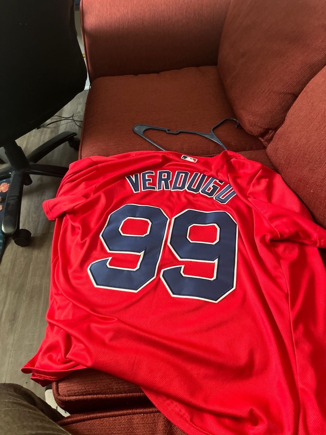 Alex Verdugo Boston Red Sox #99 Nike Alternate Red Replica Jersey 1