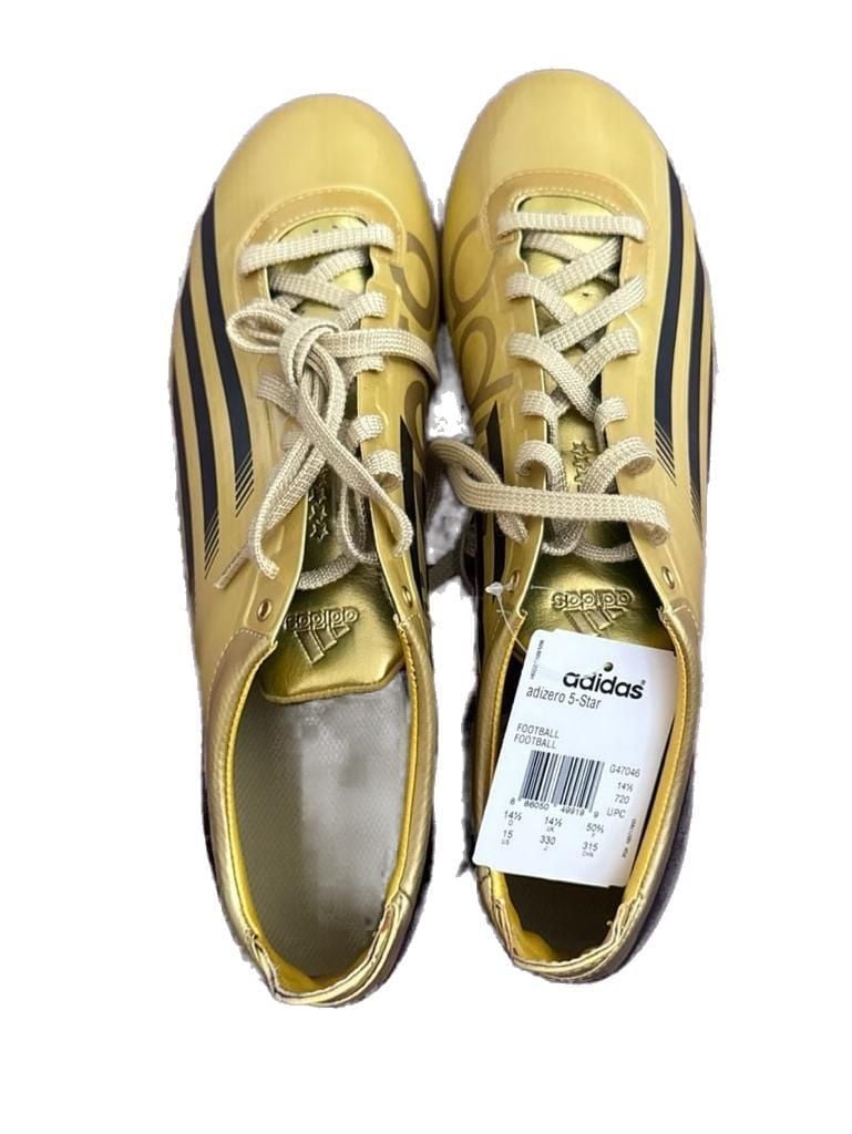 Adidas Adizero 5-Star Metallic Gold Football Cleats Size 15 G47046 2
