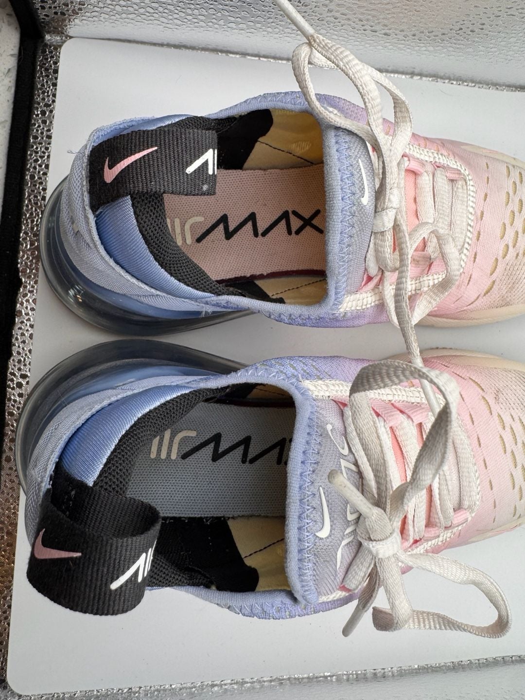 Nike Women's Air Max 270 'Aluminum Pink Foam' Gradient Shoes IB4017-468 7