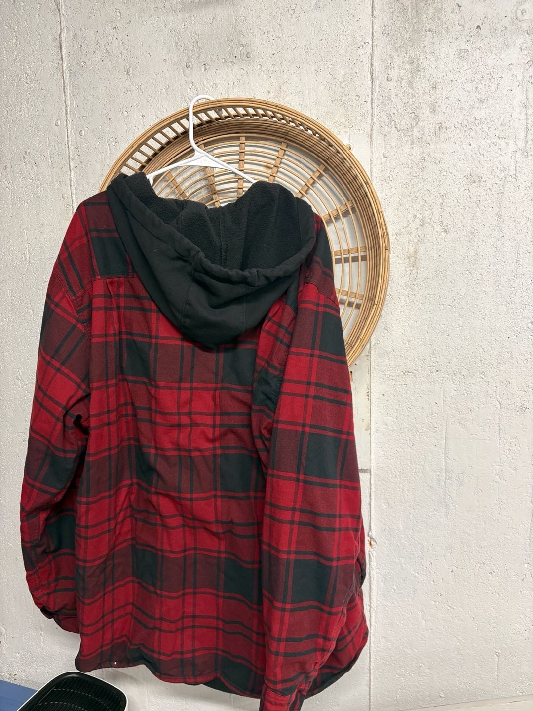 Carhartt Rugged Flex Relaxed Fit Flannel Fleece Lined Hooded Shirt 2xl 6