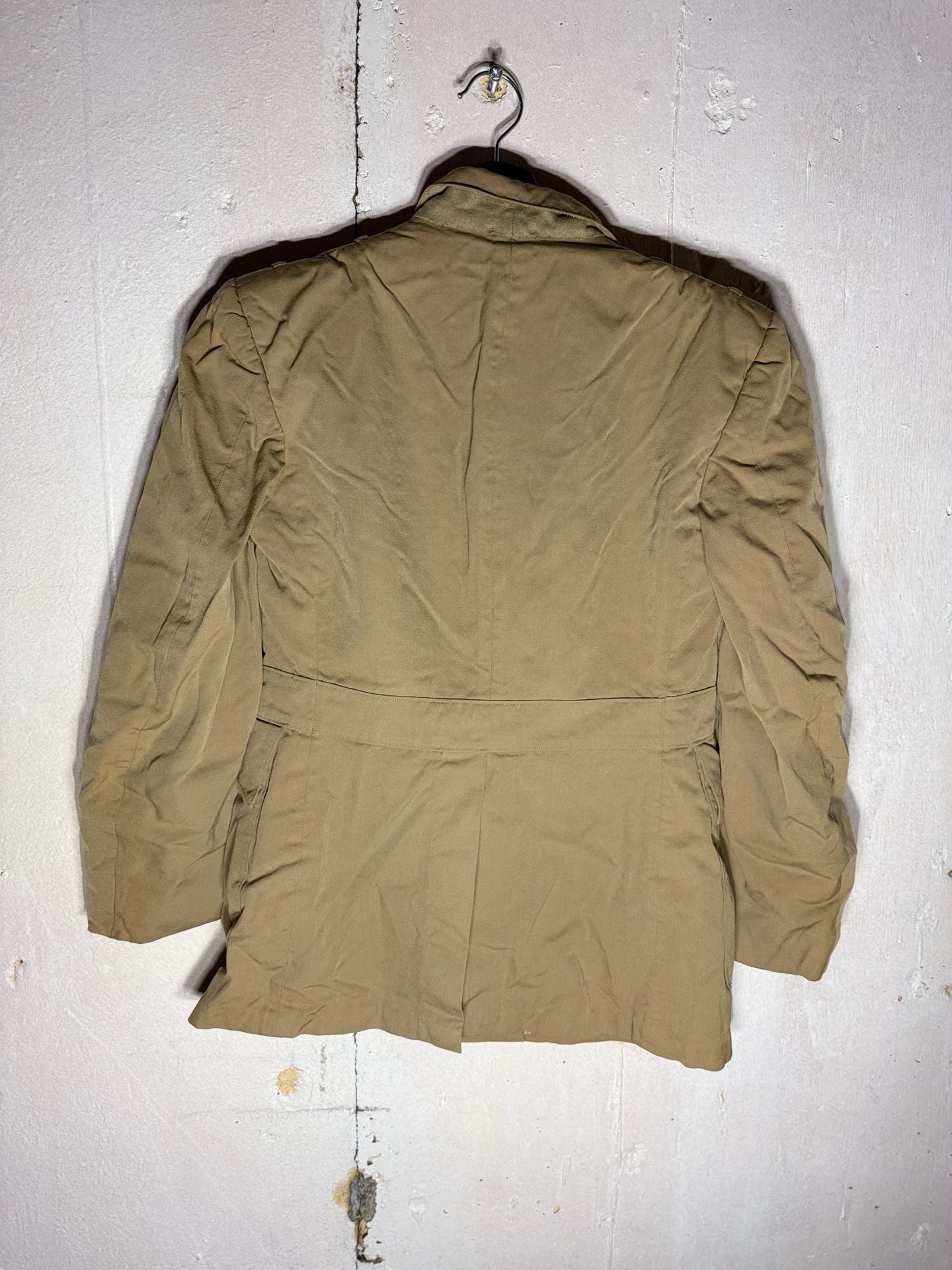 Vintage WWII US Navy Officer Khaki Khaki Dress Uniform Jacket by Max Oberhard 4