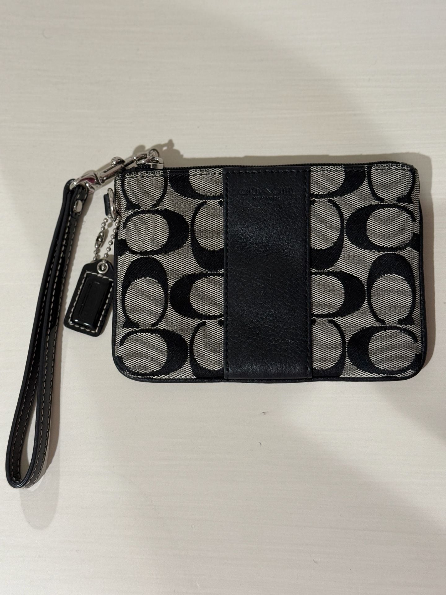 Coach Signature Canvas Wristlet 2