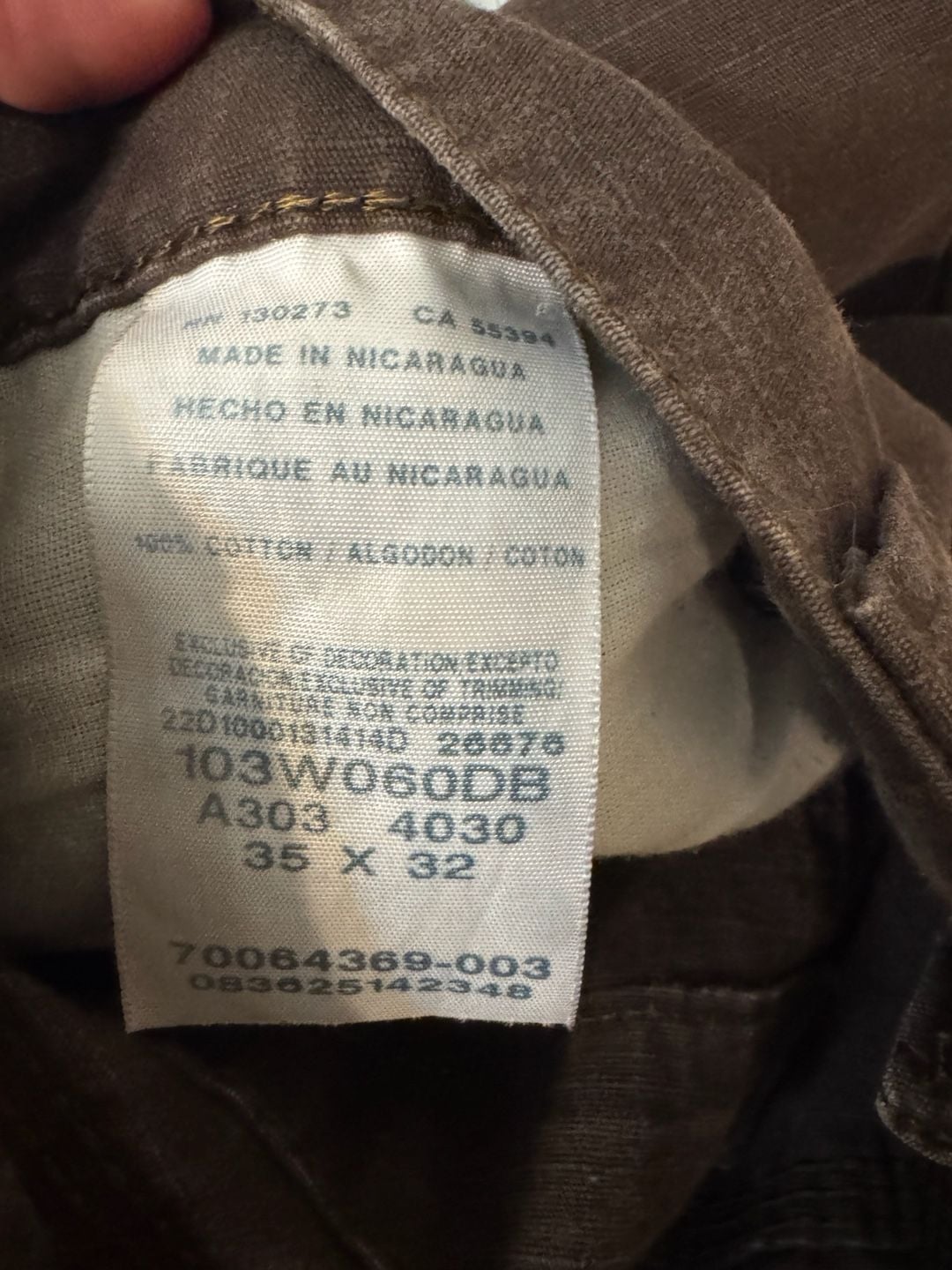 Wrangler RIGGS Workwear Men's Brown Ripstop Double Knee Ranger Cargo Pants 7