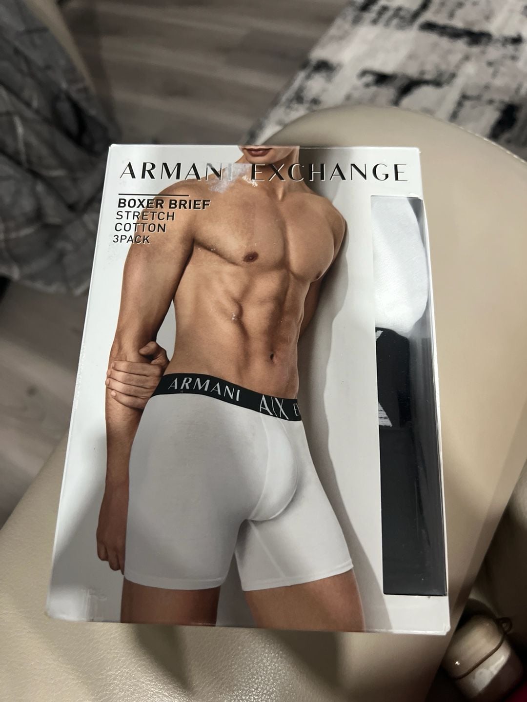 Dillard's Armani Exchange AX Three Color Boxer Briefs 3-Pack Same-Day Delivery 1