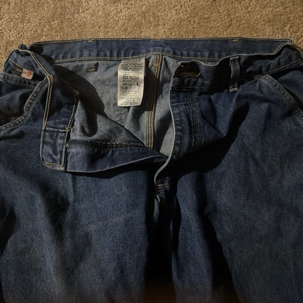Carhartt FR Flame-Resistant Original Fit Denim Jean 35x32