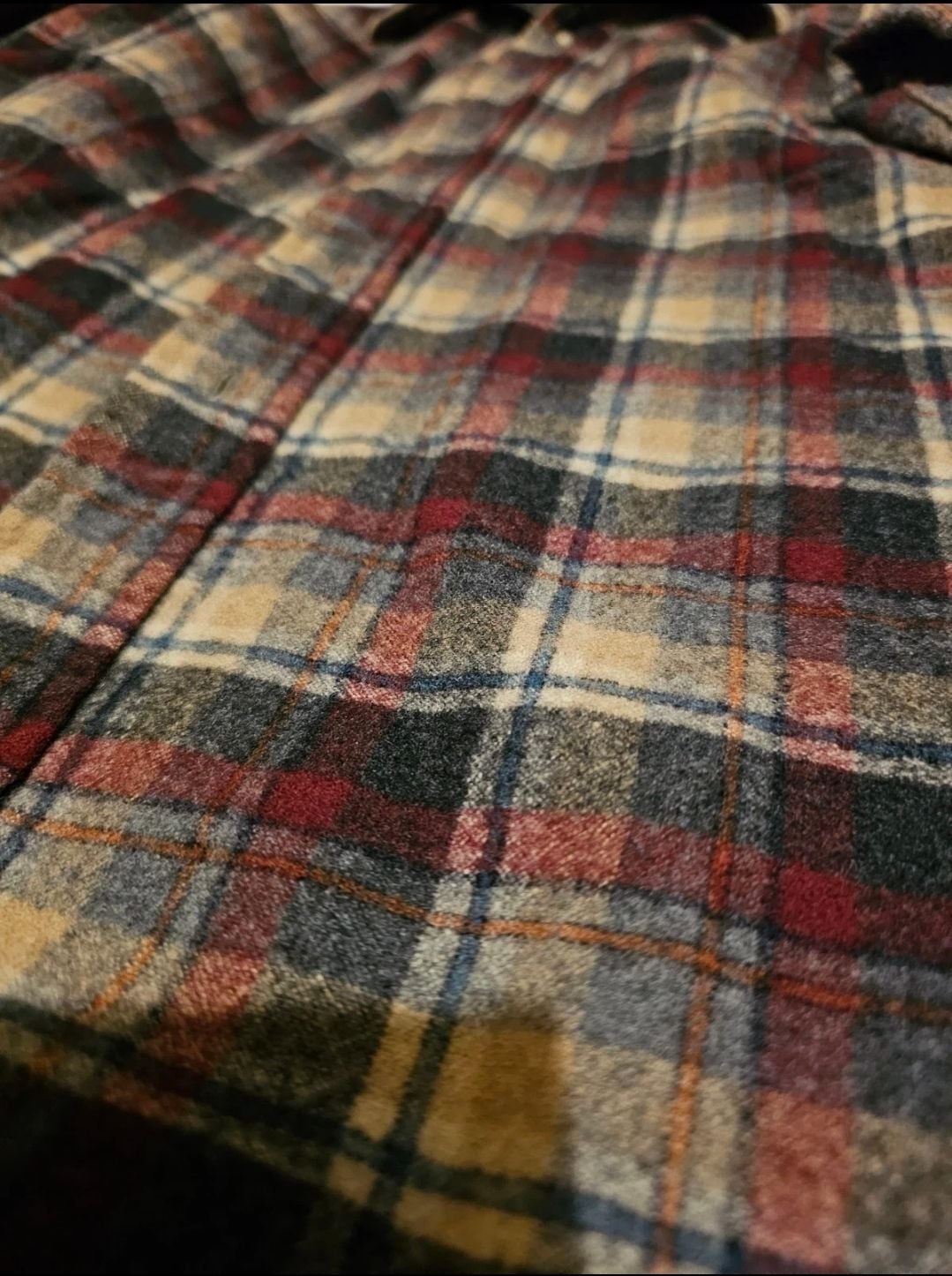 Vintage Pendleton 100% Virgin Wool Plaid Flannel Button Up Shirt Made in USA 5