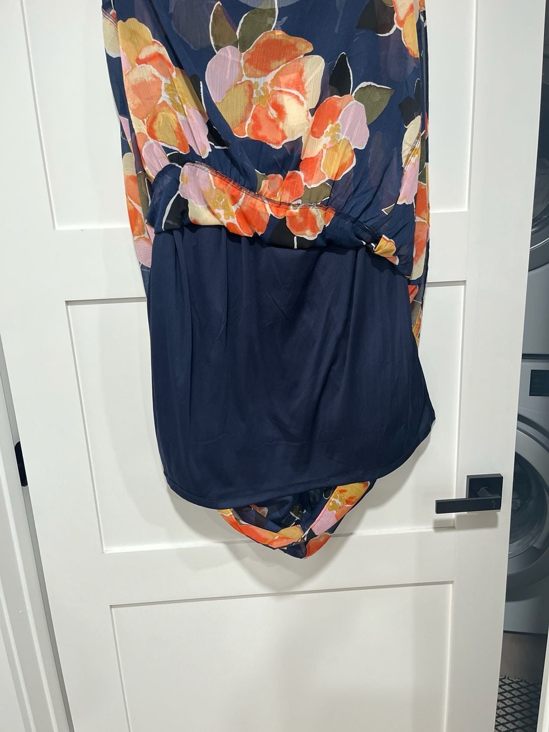 Maurices Floral Tiered Maxi Sundress in Navy 8