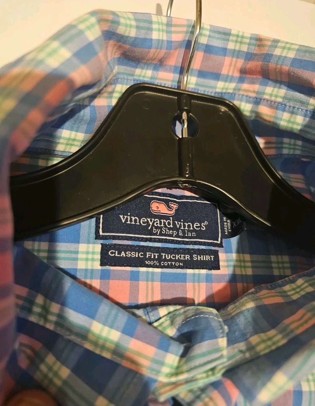 Vineyard Vines Men's XXL Classic Fit Tucker Shirt Short Sleeve Plaid Button Down 2