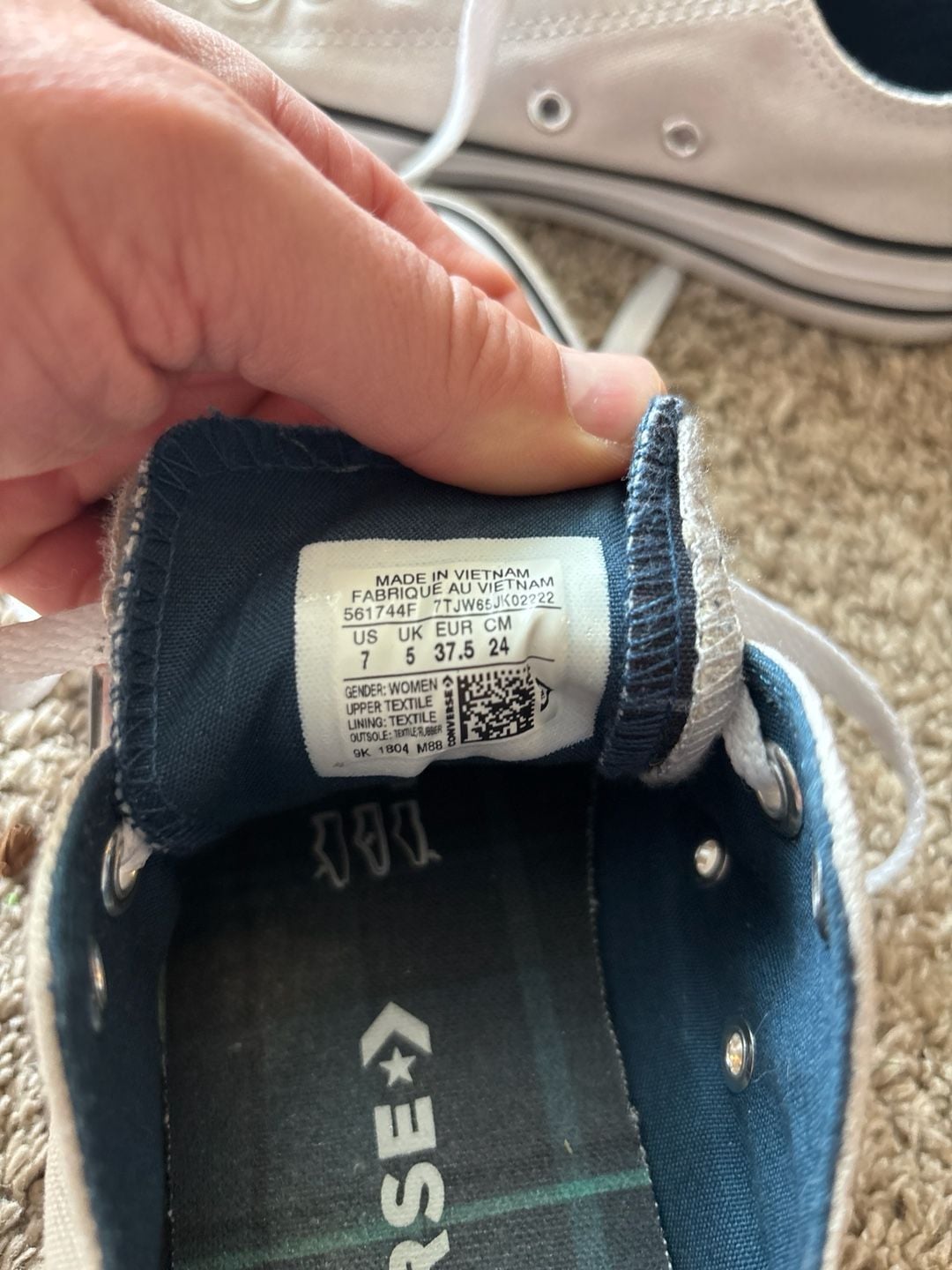 Converse Women's Chuck Taylor All Star Low Top Wolf Grey 7