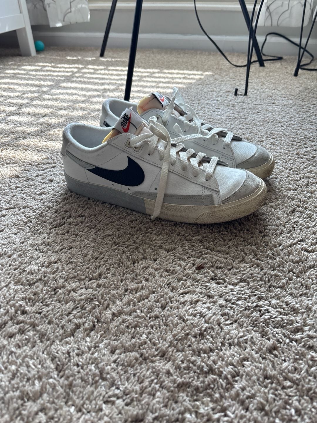 Nike Blazer Low '77 Split Summit White Black Men's Sneakers DZ2544-100 2