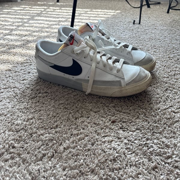 Nike Blazer Low '77 Split Summit White Black Men's Sneakers DZ2544-100