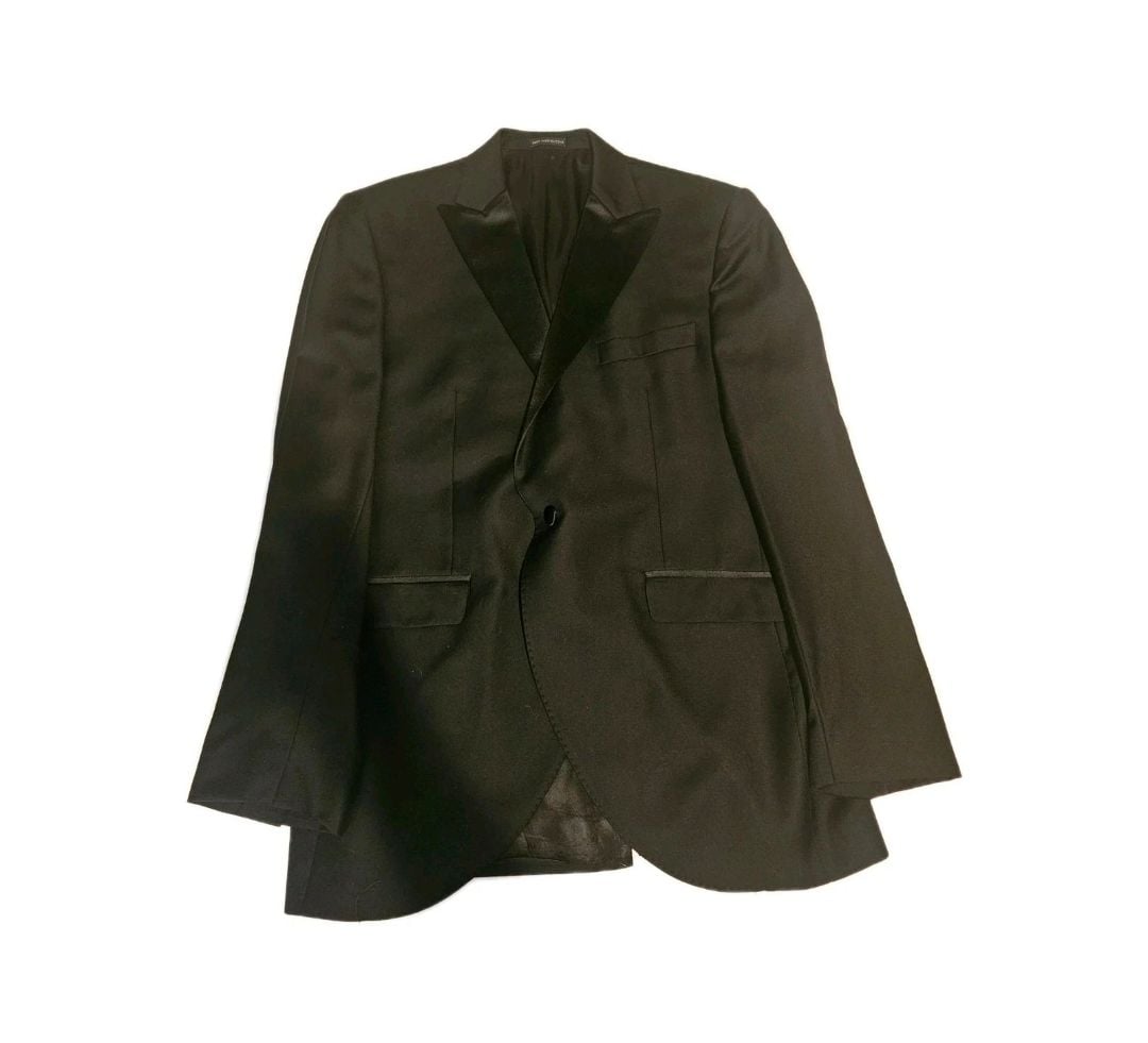 Sastreria Gonzalez Tuxedo Jacket Loro Piana Super 130's Wool Peak Lapel 1