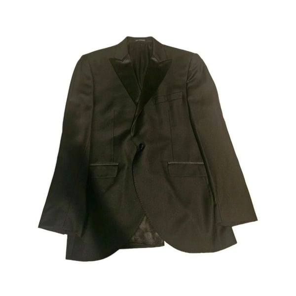 Sastreria Gonzalez Tuxedo Jacket Loro Piana Super 130's Wool Peak Lapel