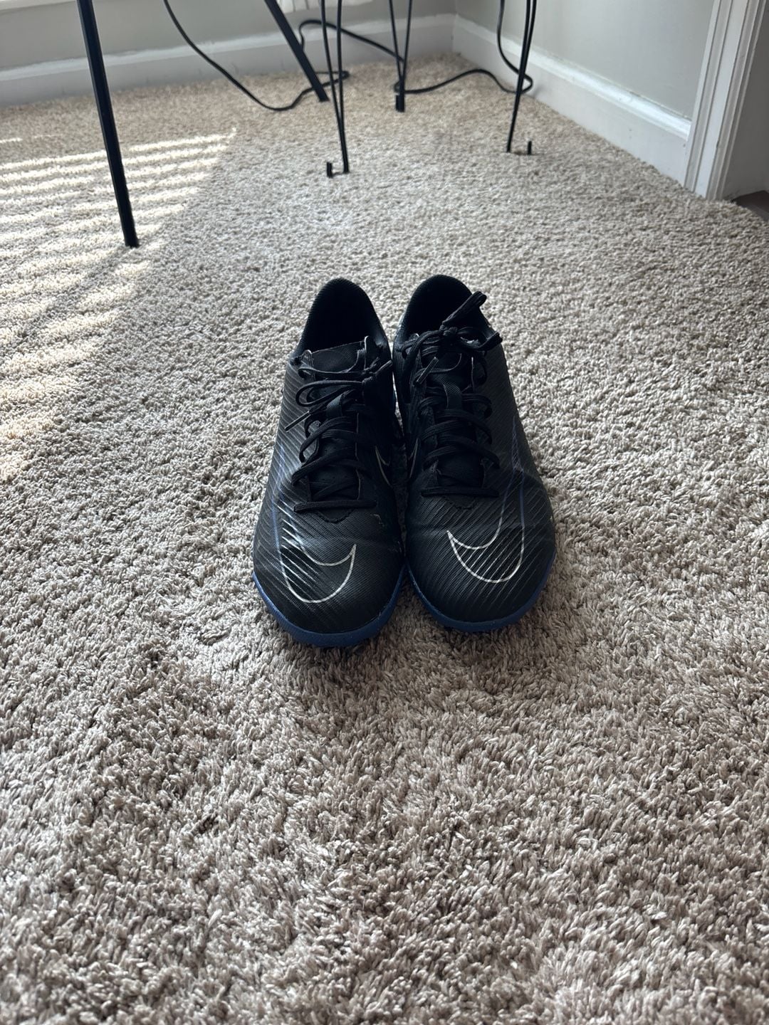 Nike Mercurial Vapor 15 Club TF Turf Soccer Shoes Black Hyper Royal DJ5968-040 3