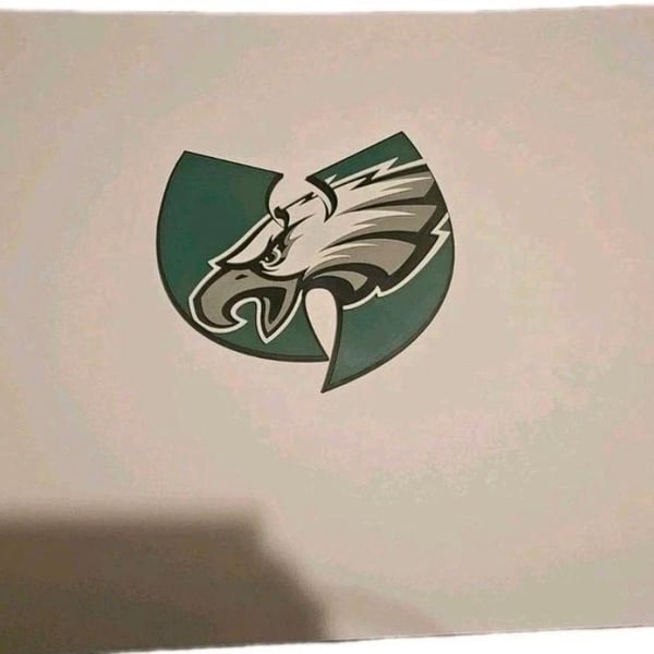 Wu-Tang Clan x Philadelphia Eagles Superbowl champs Crossover 3d printed wall art
