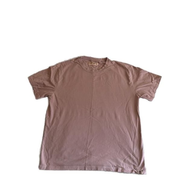 Free Planet Men's Relaxed Fit Mauve Cotton Short Sleeve T-Shirt