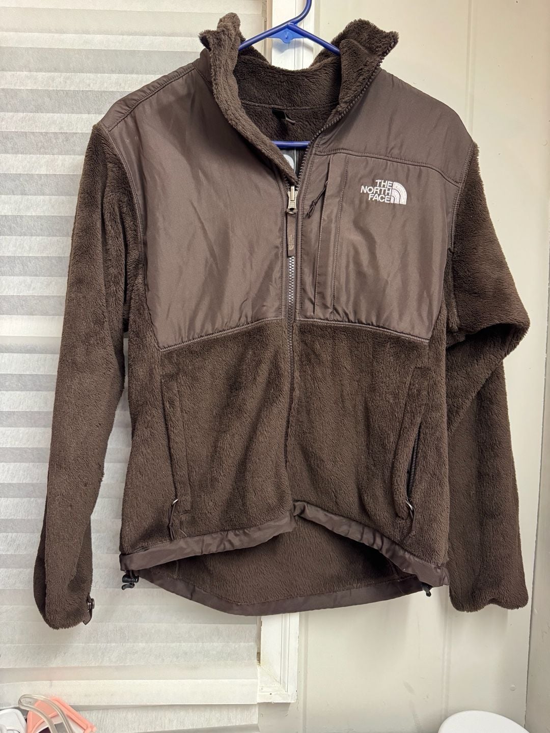 The North Face Womens Denali Full Zip High Pile Fleece Jacket Brown S/P 2