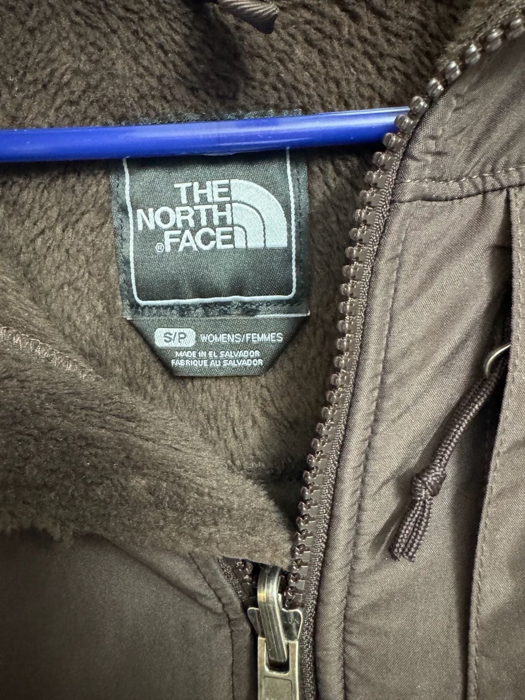 The North Face Womens Denali Full Zip High Pile Fleece Jacket Brown S/P 4