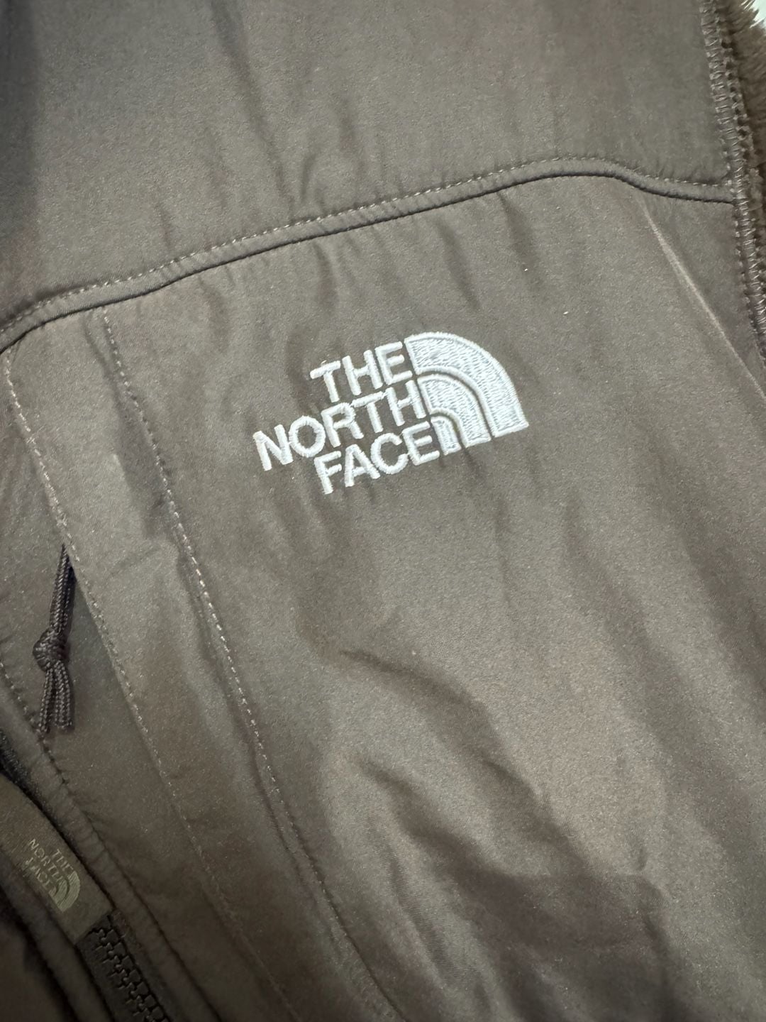 The North Face Womens Denali Full Zip High Pile Fleece Jacket Brown S/P 6