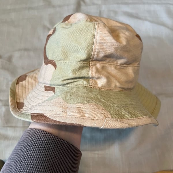 Authentic USGI Military 3-Color Desert Camouflage Boonie Hat