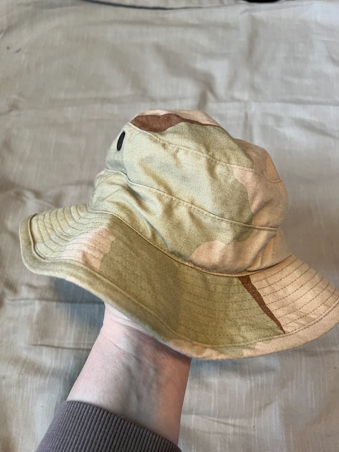 Authentic USGI Military 3-Color Desert Camouflage Boonie Hat 3
