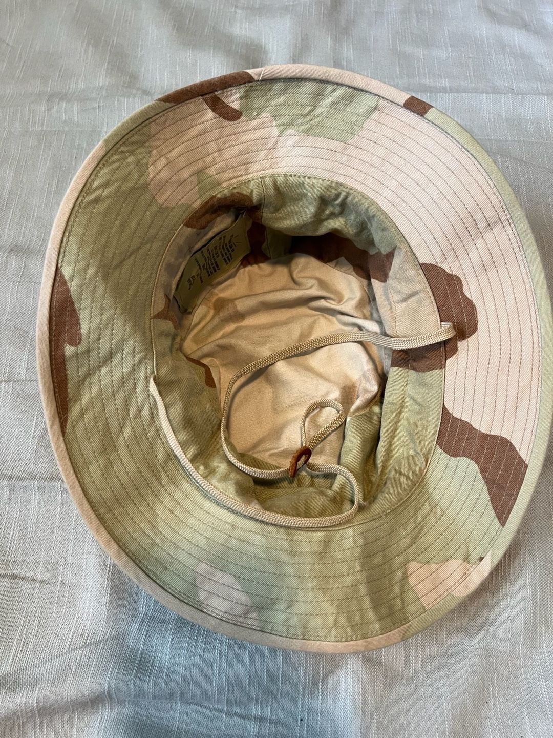 Authentic USGI Military 3-Color Desert Camouflage Boonie Hat 4