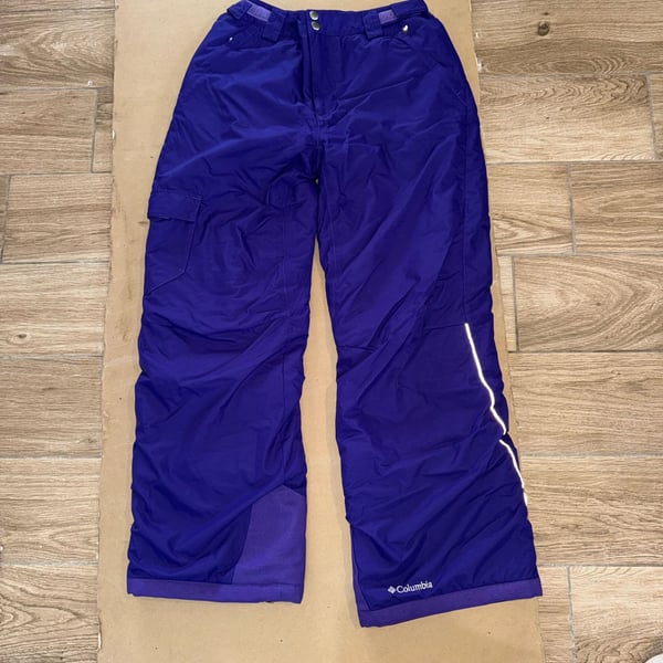 Columbia Girls Bugaboo Omni-Heat Snow Pants Purple Size Large