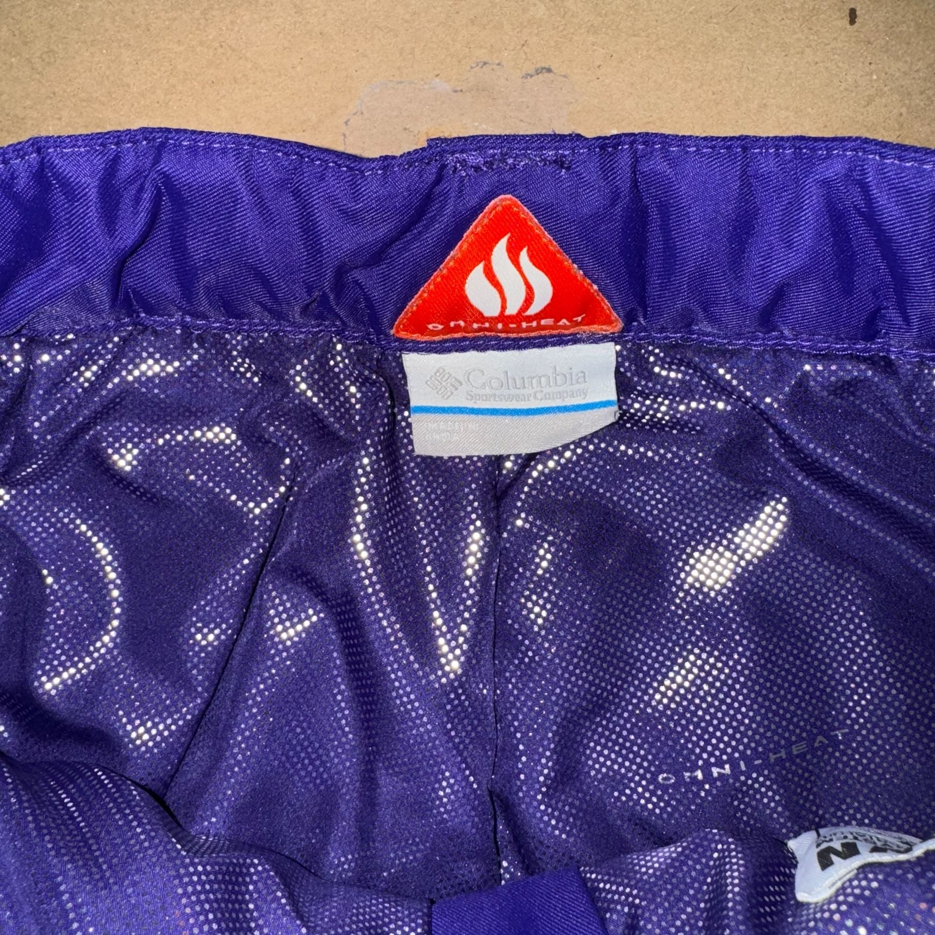 Columbia Girls Bugaboo Omni-Heat Snow Pants Purple Size Large 10