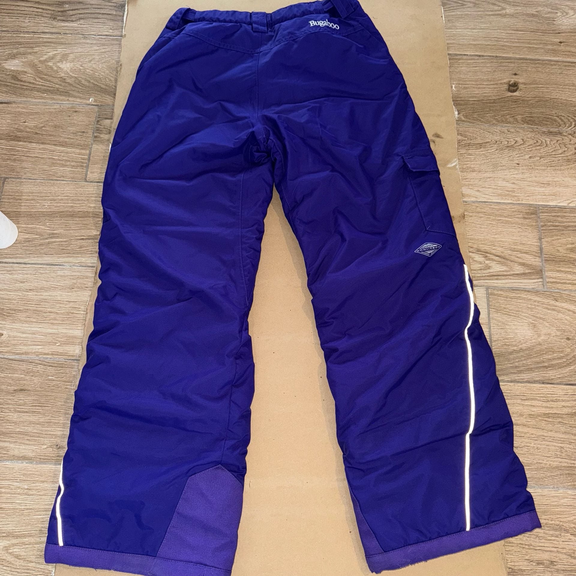 Columbia Girls Bugaboo Omni-Heat Snow Pants Purple Size Large 24
