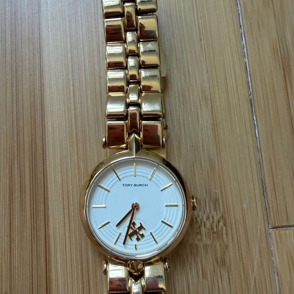 Tory Burch Kira Gold-Tone Stainless Steel Bracelet Watch TBW2045