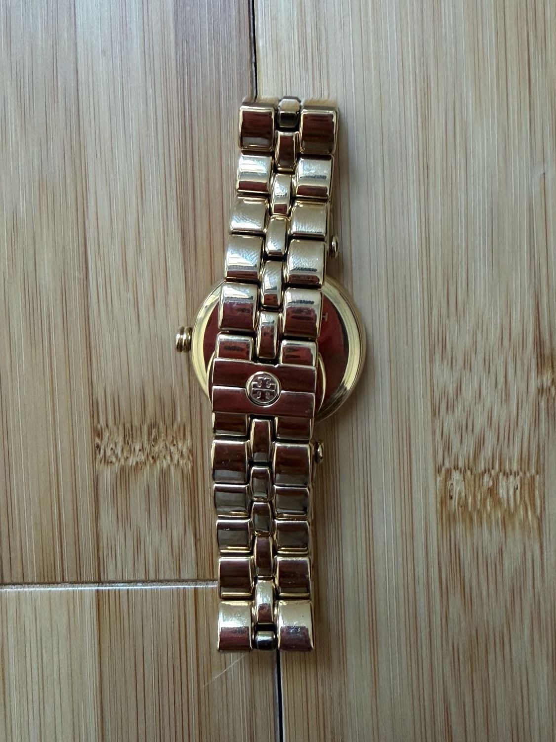Tory Burch Kira Gold-Tone Stainless Steel Bracelet Watch TBW2045 2
