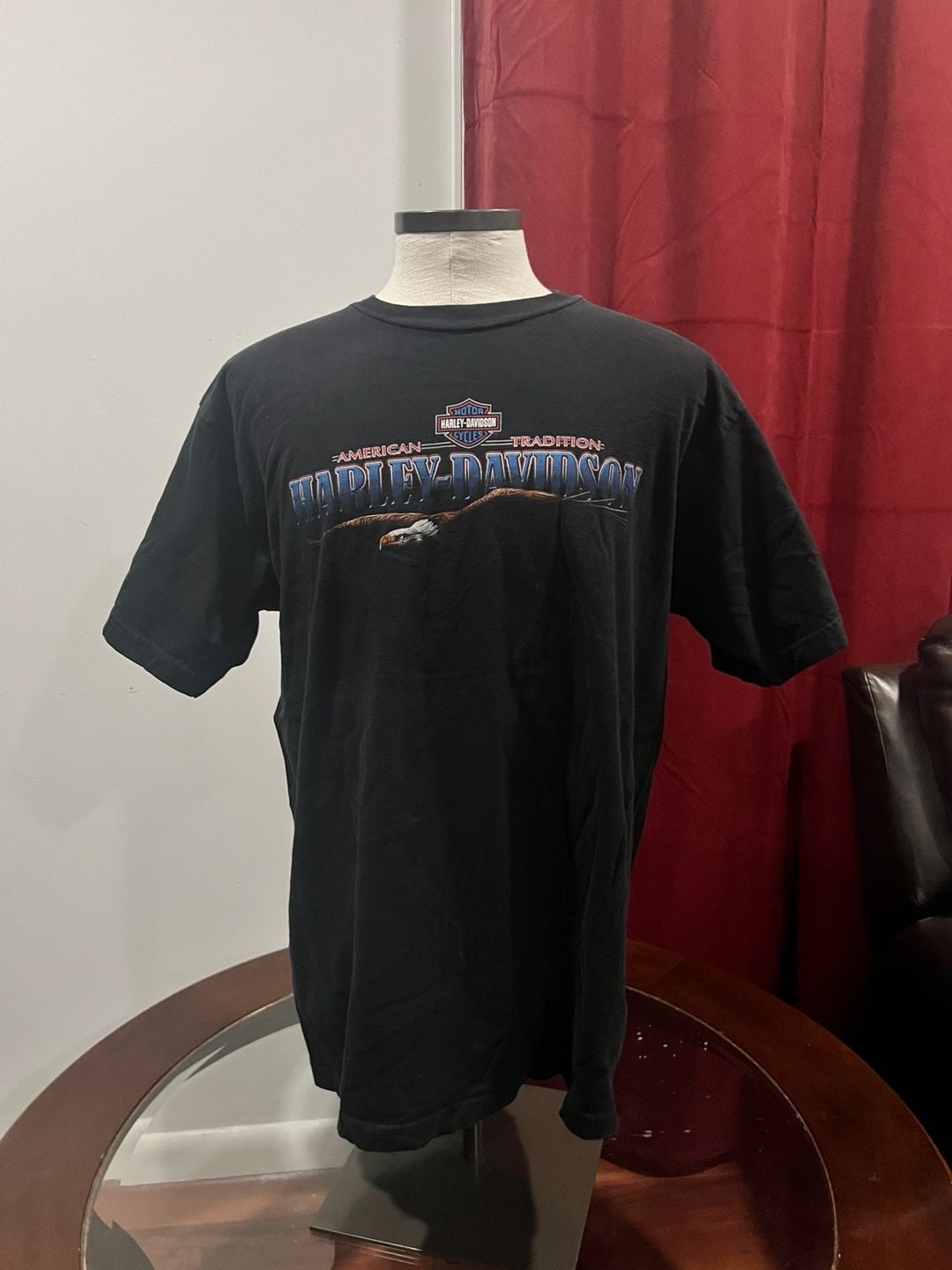 Vintage Harley-Davidson Orlando Florida American Tradition Eagle Graphic T-Shirt XL 2