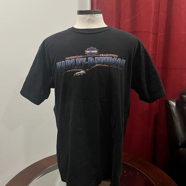 Vintage Harley-Davidson Orlando Florida American Tradition Eagle Graphic T-Shirt XL