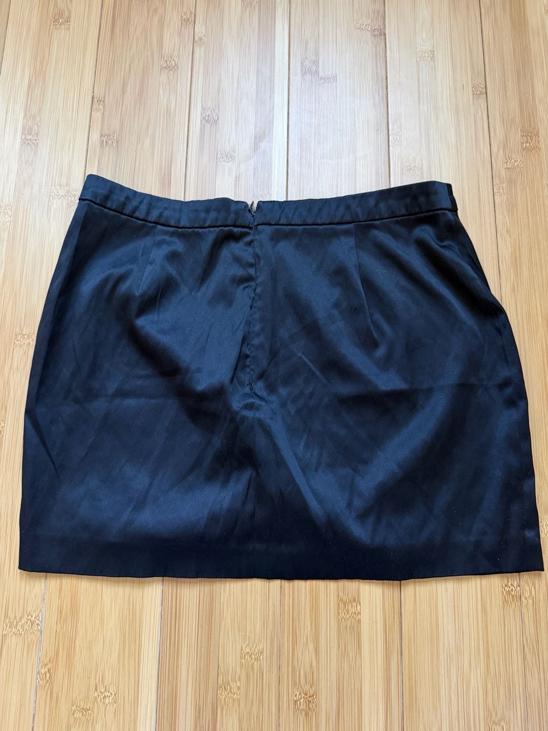 Vintage Y2K Forever 21 Pink Mountain Label Navy Blue Satin Mini Skirt 3