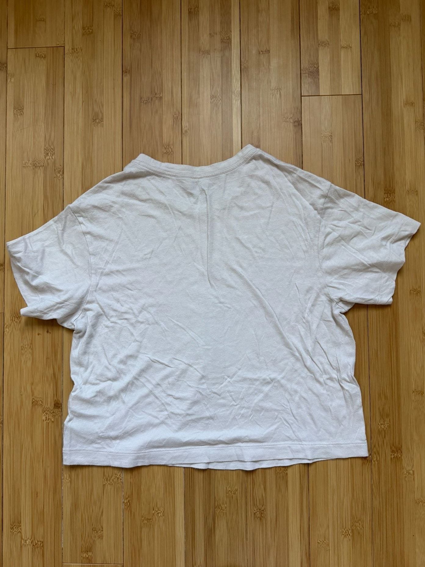 Calvin Klein Jeans Urban Multi-Graphic Crop T-Shirt White XS 3