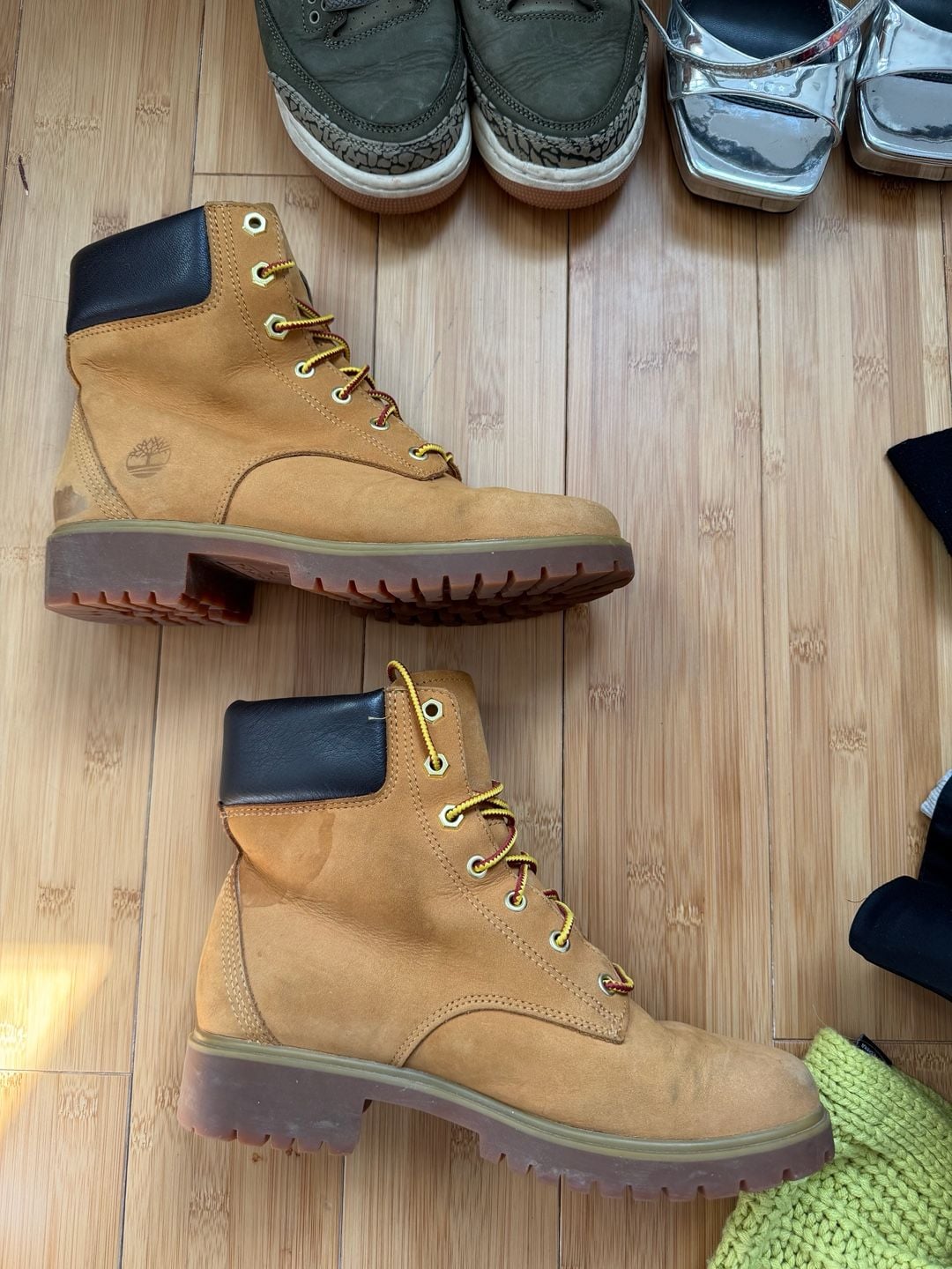 Timberland Women's Jayne Waterproof 6-Inch Premium Boots in Wheat Nubuck 4