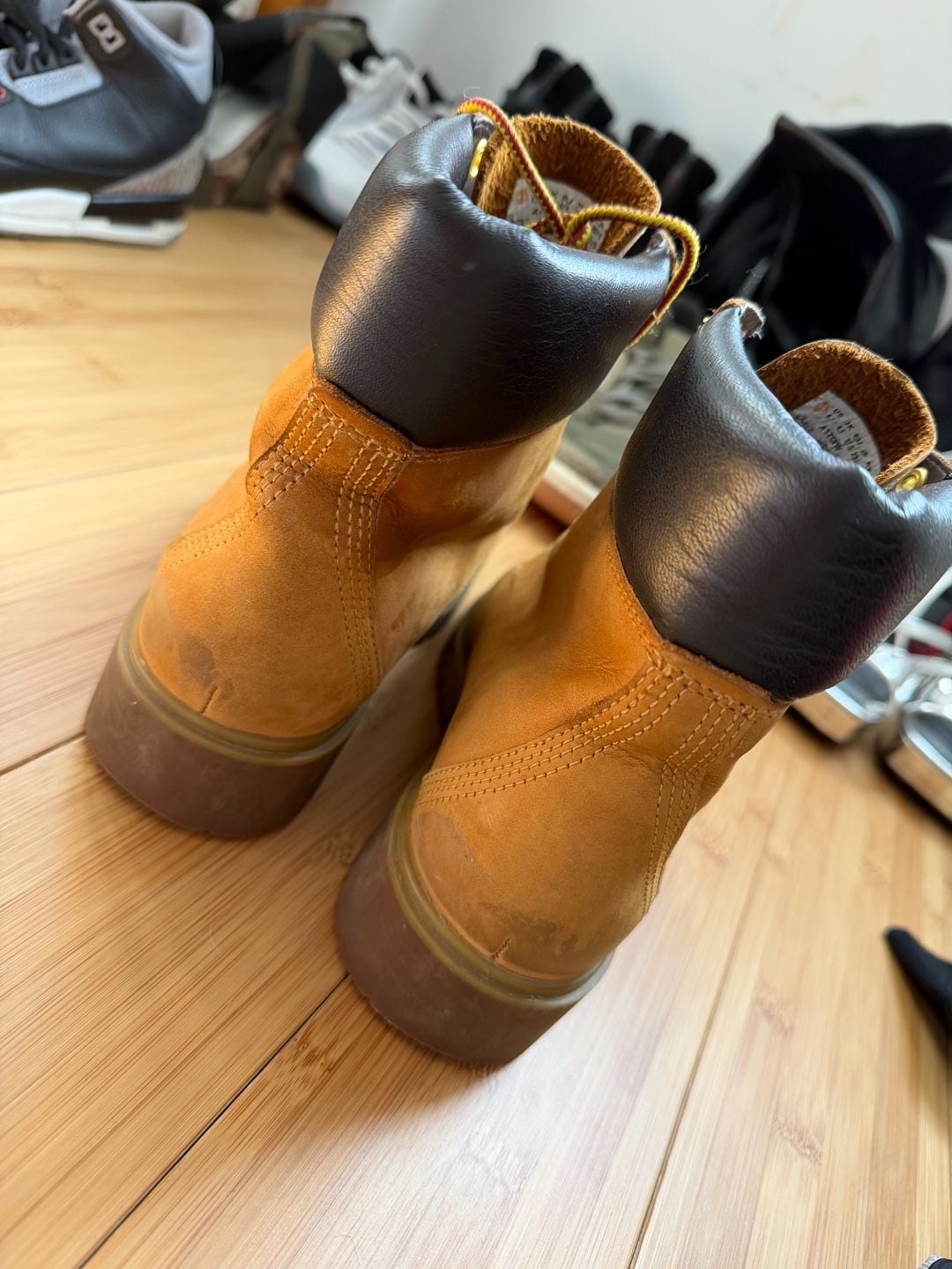 Timberland Women's Jayne Waterproof 6-Inch Premium Boots in Wheat Nubuck 5
