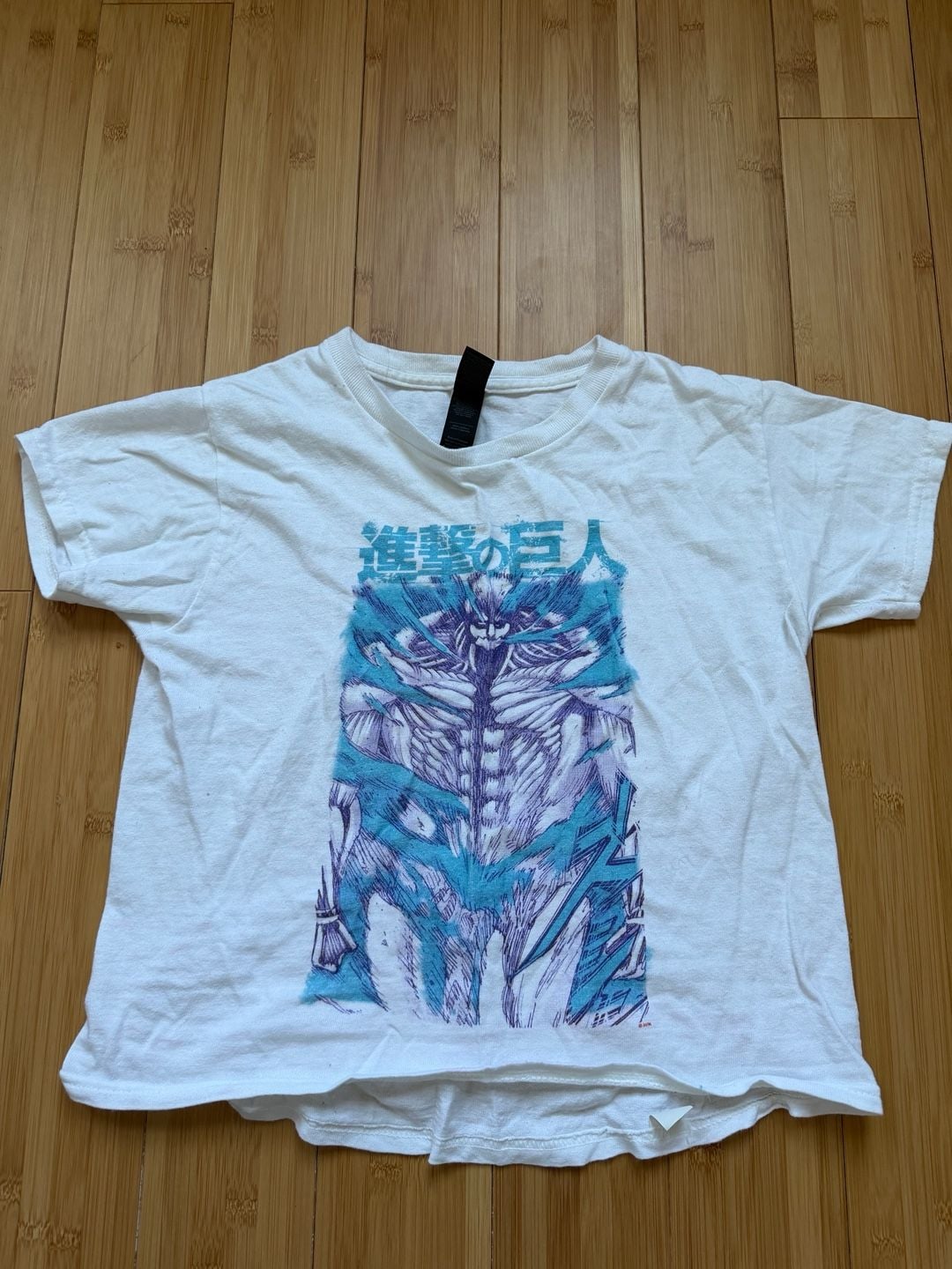 Attack On Titan Armored Titan Overlay Graphic T-Shirt Youth XS 2