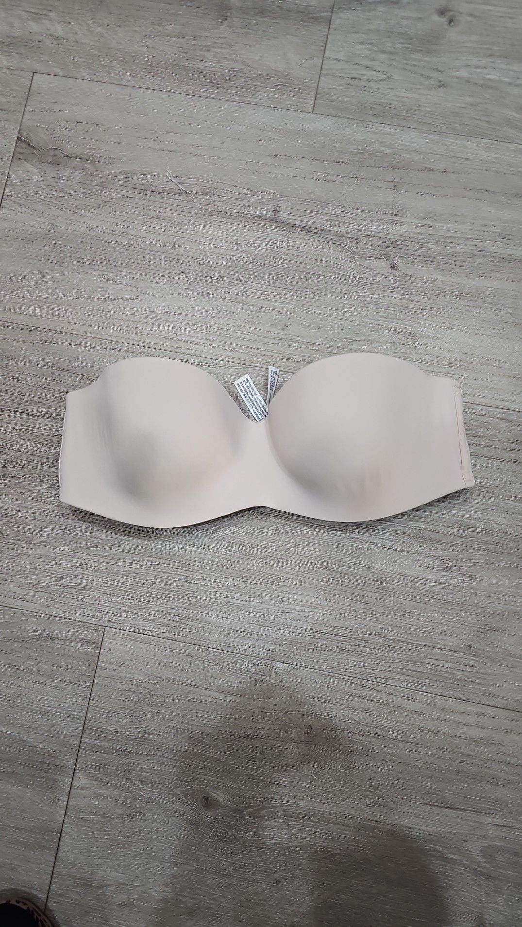 PINK Wear Everywhere Lightly Lined Strapless Bra in Nude Bra 1