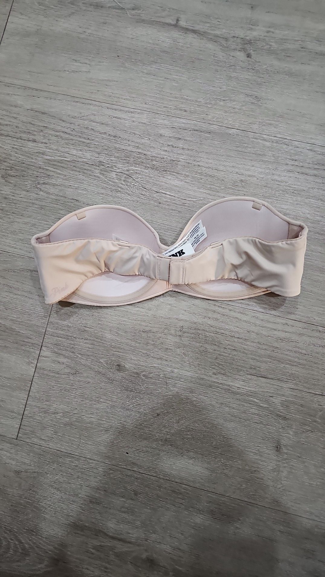 PINK Wear Everywhere Lightly Lined Strapless Bra in Nude Bra 2
