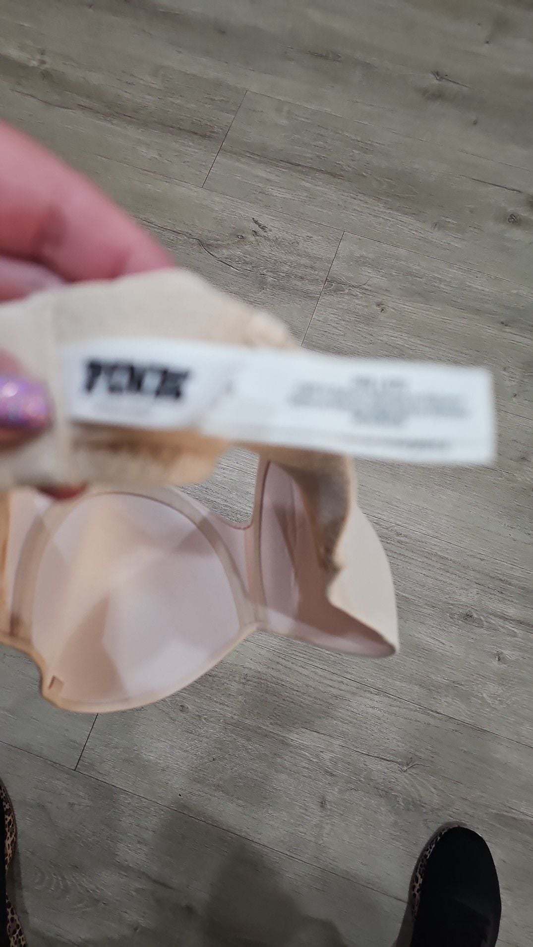 PINK Wear Everywhere Lightly Lined Strapless Bra in Nude Bra 3