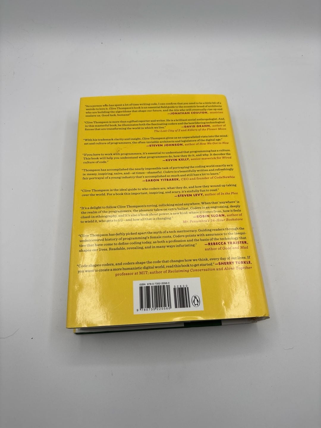 Coders: The Making of a New Tribe and the Remaking of the World (Hardcover) by Clive Thompson 2