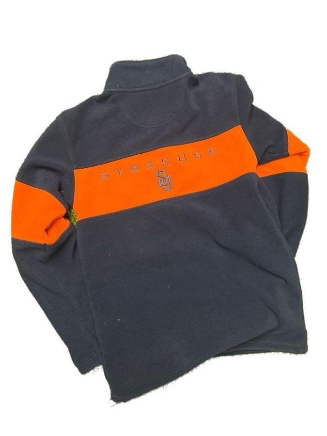 Vintage Active Syracuse Orange NCAA 1/4 Zip Fleece Pullover Jacket 5