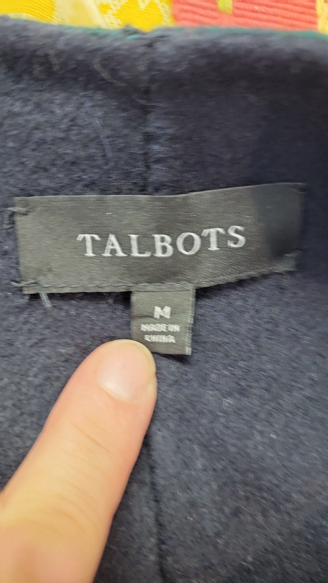 Talbots Double-Face Wool Blend Jacket in Black Watch Tartan Plaid, M 4