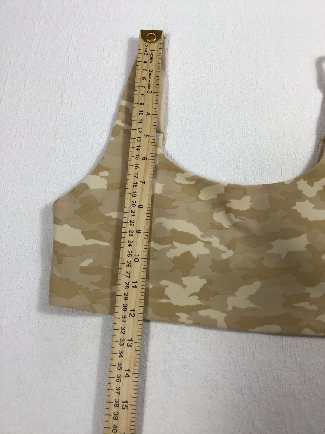 Lululemon Alignment Straight Strap Bra Heritage 365 Camo Beige 8 A/B 5