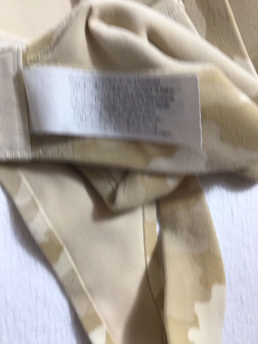 Lululemon Alignment Straight Strap Bra Heritage 365 Camo Beige 8 A/B 7
