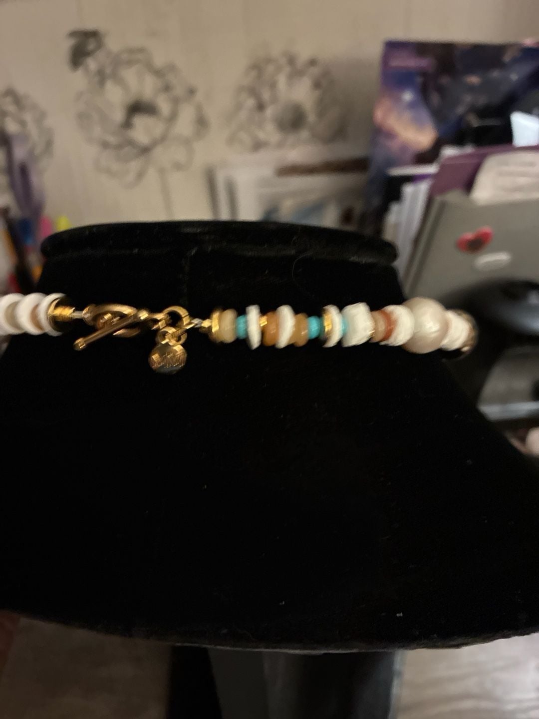 Mayamar Bold Stone Beaded Mixed Gemstone Necklace 7