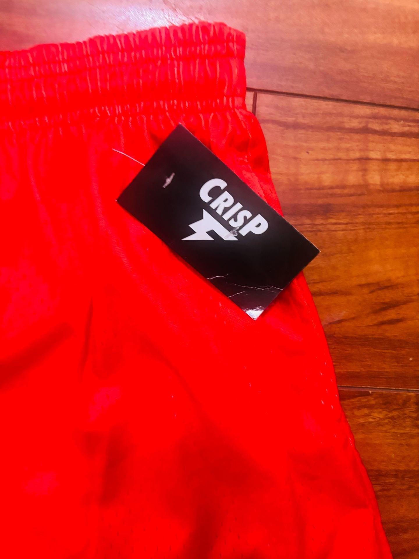 NWT CRISP NYC Mens Red Mesh Superman Inspired Shorts sz XXL 5