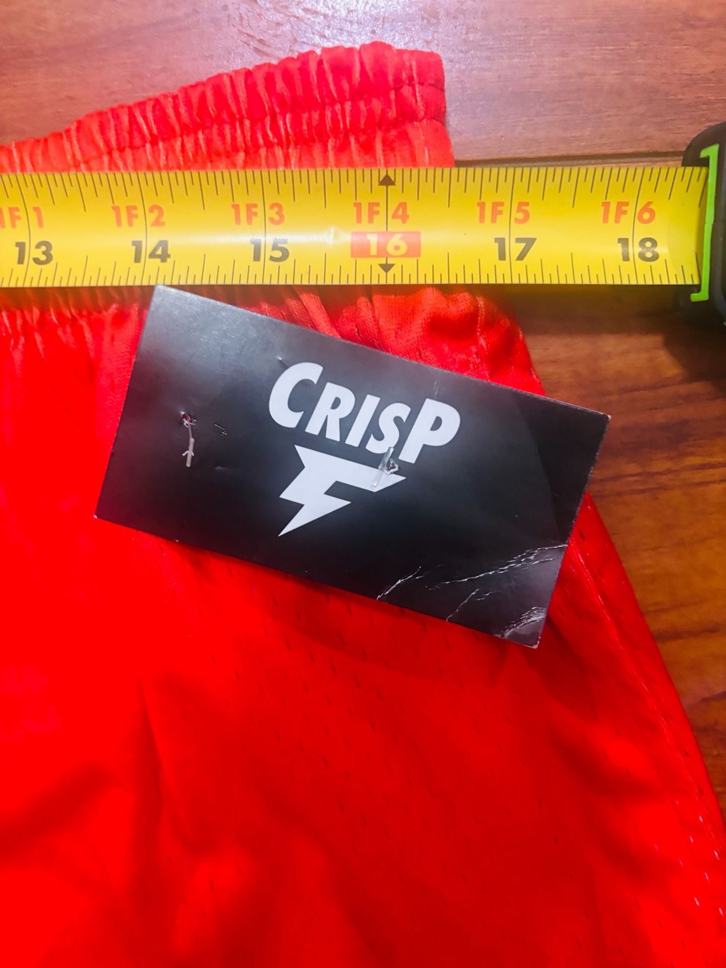 NWT CRISP NYC Mens Red Mesh Superman Inspired Shorts sz XXL 6